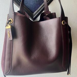 Coach 1941 Harmony Hobo Bag Oxblood Red